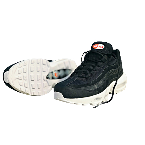 Nike-Air-Max-95-Corteiz-Noir-Blanc-Orange-Equipe.jpg Nike Air Max 95 Corteiz Noir Blanc Orange Équipe – Image 1